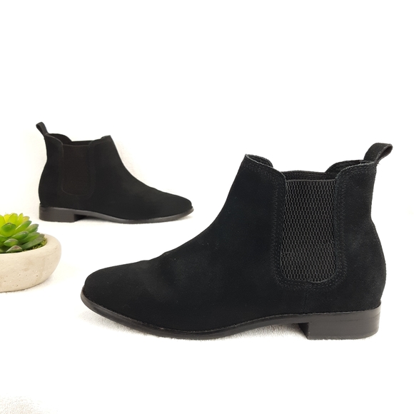 TOMS ELLA SUEDE ANKLE BOOTS - Picture 1 of 16